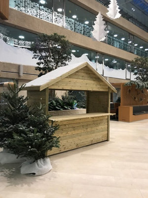 3m x 1.2m Indoor Chalet - Timber - L120 x W300 x H300 cm - Minimal Assembly Required - 5