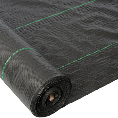 3m x 25m Weed Suppressant Garden Ground Control Fabric