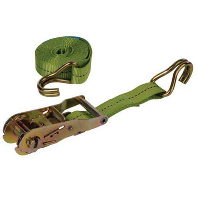 3m x 25mm Cargo Lash 1 Ton Tie Down Ratchet Strap Rubber Handle