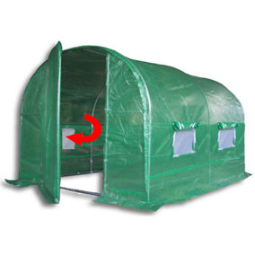 3m x 2m (10' x 7' approx) Pro+ Green Poly Tunnel
