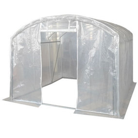 3m x 3m (10' x 10' approx) Extreme Clear Polythene Poly Tunnel