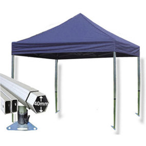3m x 3m Extreme 40 Instant Shelter Pop Up Gazebos Frame & Canopy - Navy Blue