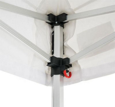 3m x 3m Extreme 40 Instant Shelter Pop Up Gazebos Frame & Canopy - White - 7