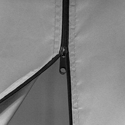 3m x 3m Gazebo Marquee Heavy Duty Garden Tent Showerproof Full Side Curtains Grey - 3