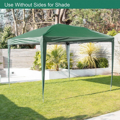 3m x 3m Green Pop-Up Gazebo With Sides - 7