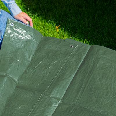3m x 3m royal green waterproof garden  tarp