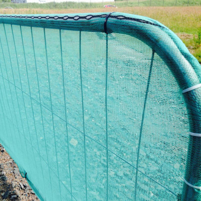 3m x 50m Yuzet Green Debris Scaffold Netting/Windbreak Shade Crop Protection