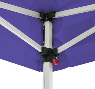 3m x 6m Extreme 40 Instant Shelter Pop Up Gazebos Frame & Canopy - Navy Blue - 7