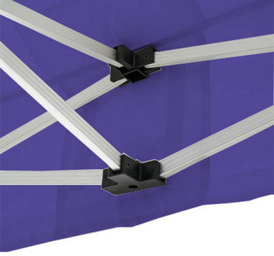 3m x 6m Extreme 40 Instant Shelter Pop Up Gazebos Frame & Canopy - Navy Blue - 8