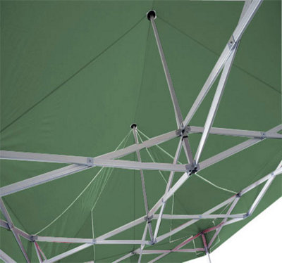 6m Extreme 50 Hexagonal Instant Shelter Replacement Canopy Black