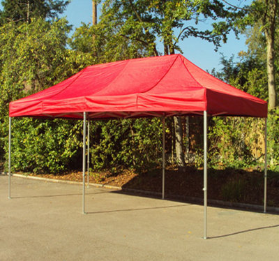 3m x 6m Trader-Max 30 Commercial Instant Shelter Pop Up Gazebos Frame ...