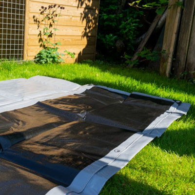 3m x4m Tough heavy duty waterproof tarpaulin/cover up tarp - 6