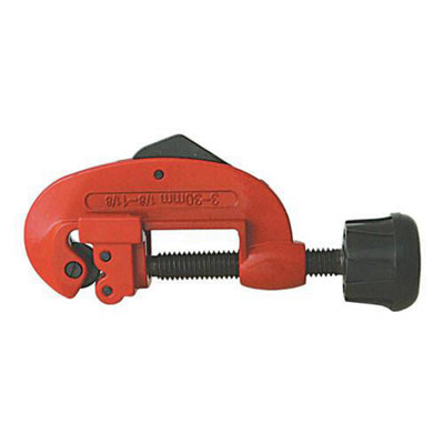 3mm 30mm Adjustable Tube Cutter HSS Blade & 2 Rollers Incl Flip Out Reamer