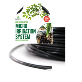3mm Micro Irrigation Watering System Kit Garden Hose Drip Feeder 23M