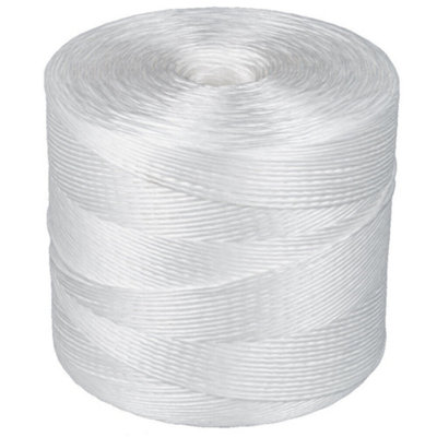 3mm White Polypropylene Twine String Poly Twine Baler Twine Bailing Twine x 700m Spool