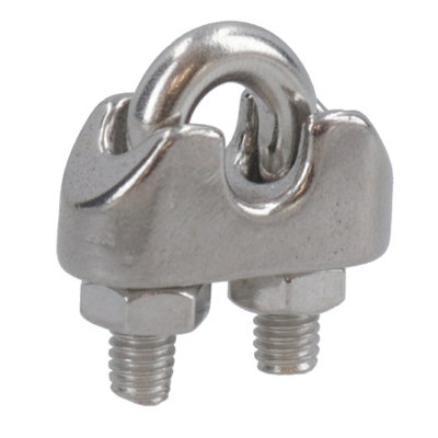 3mm Wire Rope / Cable Grip / Clamp Stainless Steel 316 Marine Grade DK44