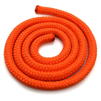 3mm x 100 metres / 328 ft of Orange Polypropylene Rope, Solid Braided ...