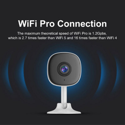 3MP WiFi Indoor Security Camera Baby Pet Monitor Night Vision