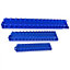 3pc ABS Plastic Socket Holder Tray Sets Metric 1/4" , 3/8" , 1/2" dr Rail