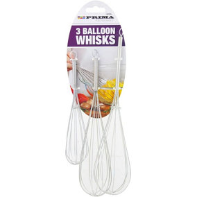3Pc Balloon Whisks Mixer Mix Egg Beater Whisk Hand Blender Cooking Tool