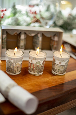 3pc Christmas Candle Set - Nutmeg & Ginger - 9
