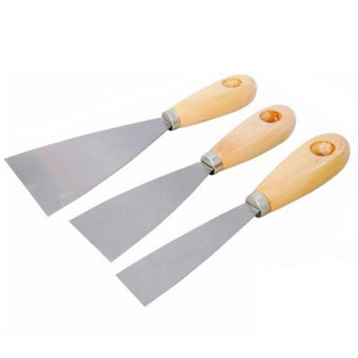3pc Decorators Filling Wallpaper Paint Scraper Remover Set Kit