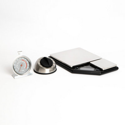 3pc Gift-Boxed Measuring Set with Pro Dual Platform Digital Kitchen ...