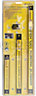 3pc Magnetic Strip Bar Tool Holder Socket Rack Rail 457mm 305mm 203mm