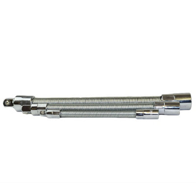 2-Pack 3/8" Flexible Extension Bars – Spring Steel Socket Ratchet Extensions #22021