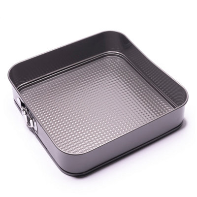 3 Pcs/Set Non-Stick Springform Cake Pan Metal Baking Cake Mold With  Removable Bottom Round Heart Square Shapes Bakeware Pan