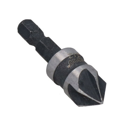 3pc Countersink Drill Bit Set – 70° & 90° Chamfer For Soft Metal & Wood