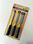 3pc Wood Chisel Set Woodworking Carving Firmer Chisels 1/2" 3/4" 1" New