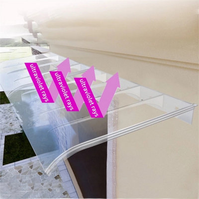 3Pcs Front Door Canopy Rain Shelter Window Awning Cover for Rain Snow ...