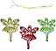 3pcs Glitter Angel Christmas Tree Xmas Party Hanging Ornament Decorations,1PK