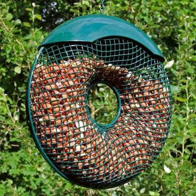 3pcs Hanging Wild Bird Feeder - Seed, Nut and Fat Ball Donut style