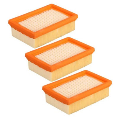 3pcs Replacement Filters for Karcher WD4 WD5 WD6 MV4 MV6 Wet & Dry ...