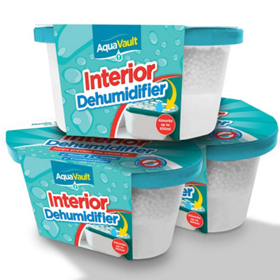 3PK 300ML INTERIOR DEHUMIDIFIERS DISPOSABLE WINDOW MOISTURE ABSORBER ...