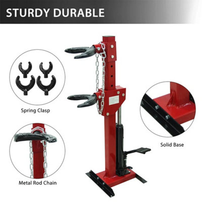 3T 6600lb Car Repair Hydraulic Tool Strut Coil Spring Compressor Coil