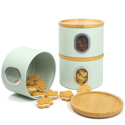 3Tier Airtight Kitchen Storage Canister Set with Lids