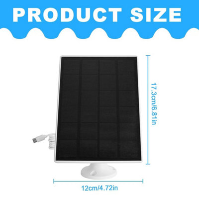 3W 6V Solar Panel Solar Panel Charger Camera Solar Panel Adjustable ...