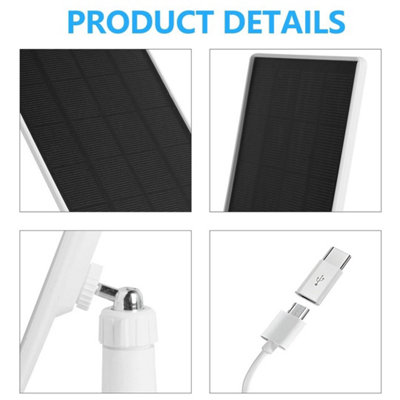 3W 6V Solar Panel Solar Panel Charger Camera Solar Panel Adjustable ...