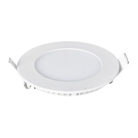 3W Recessed Round LED Mini Panel Downlight, 85mm Diameter, 70mm Hole Size, 4000K, 2 Years Warranty