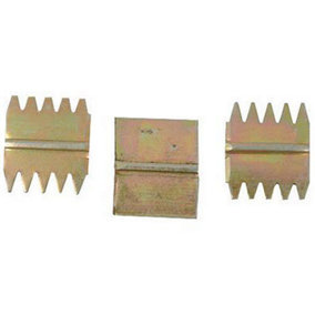 3x 25mm Scutch Set Plain & Comb Effect Rendering Tool Pack Hammer & Chisel