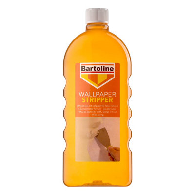 3x Bartoline Wallpaper Stripper Concentrated Formula Fast Acting Easy Removal 1L