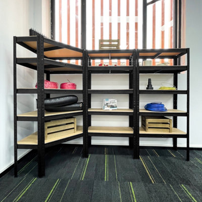 Illustration of Compact Industrial Shelving For Studios