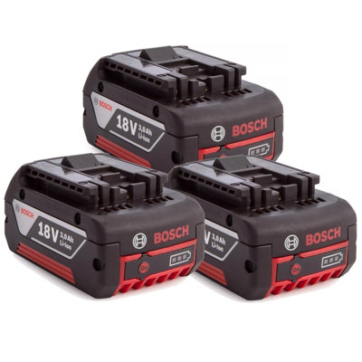 3X Bosch 18v 3.0Ah Li-ion Coolpack Battery Lithium Ion Cordless 3.0ah Cool Pack