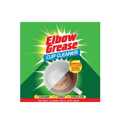 3x Elbow Grease Cup Cleaner Tea Coffee Stain Remover Mug Cup Teapot ...
