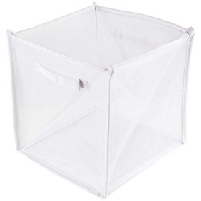 3x Foldable Mesh Washing Basket Bag Laundry Storage Collapsible Boxes
