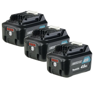 3x Makita BL1040B BL1041 10.8v 12v CXT Lithium Ion Slide Type 4.0ah Battery