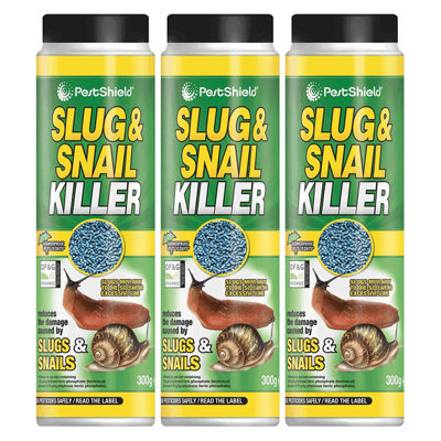 3X PestShield Slug and Snail Killer Mini Blue Pellets Organic ...